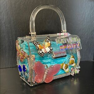 Clear Butterfly Mini Bag